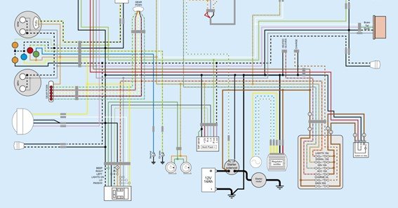 lighting schematic diagram for a 1980 gs750 suzuki spec